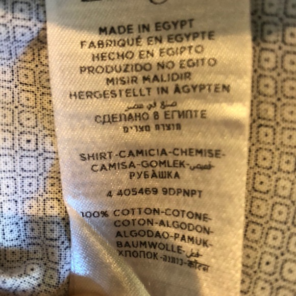 ZEGNA DROP 8 FIT BUTTON DOWN DRESS MENS 43/17 - Picture 9 of 10